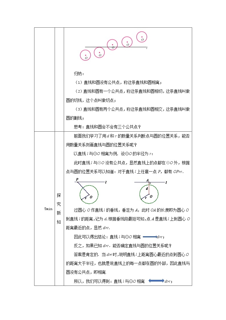 2021秋人教版数学九年级上册 24.2.2 直线和圆的位置关系（第1课时）课件PPT02