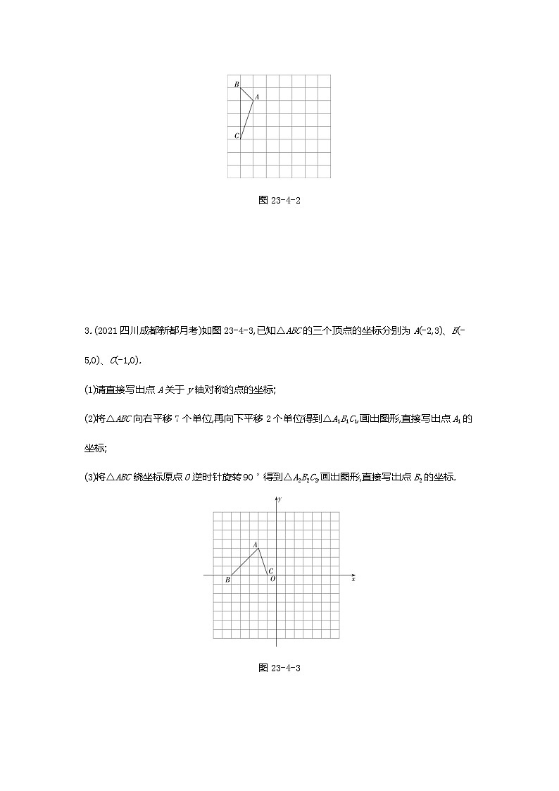 03-专项综合全练(三)图形变换作图的综合应用第2页
