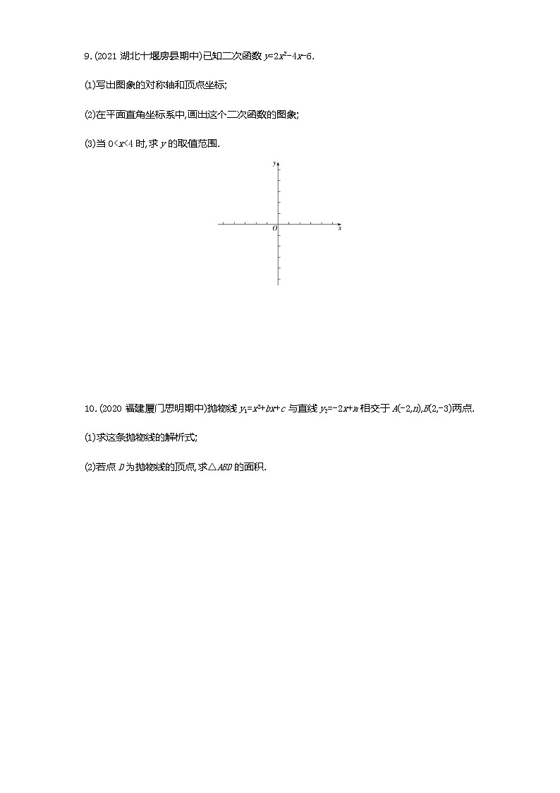 04-第二十二章22.1.4二次函數(shù)y=ax2+bx+c的圖象和性質(zhì)練習(xí)題第3頁