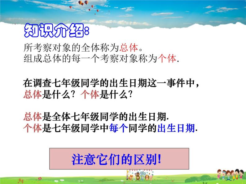 苏科版数学八年级下册  7.1  普查与抽样调查【课件】07