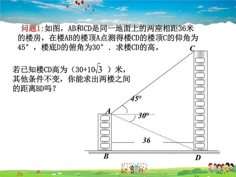 苏科版数学九年级下册 7.6用锐角三角函数解决问题(第2课时)【课件】03