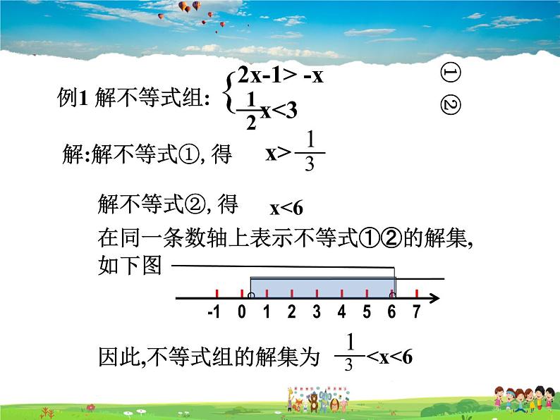 苏科版数学七年级下册 11.6 一元一次不等式组 第1课时【课件】第8页