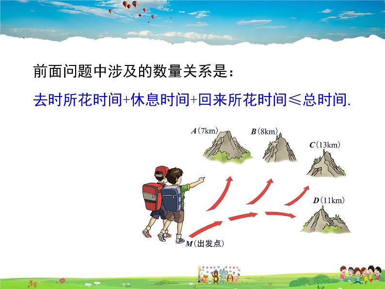 湘教版数学八年级上册 4.4一元一次不等式的应用【课件】第5页