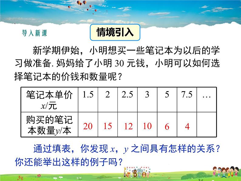 湘教版数学九年级上册 1.1 反比例函数【课件】第3页
