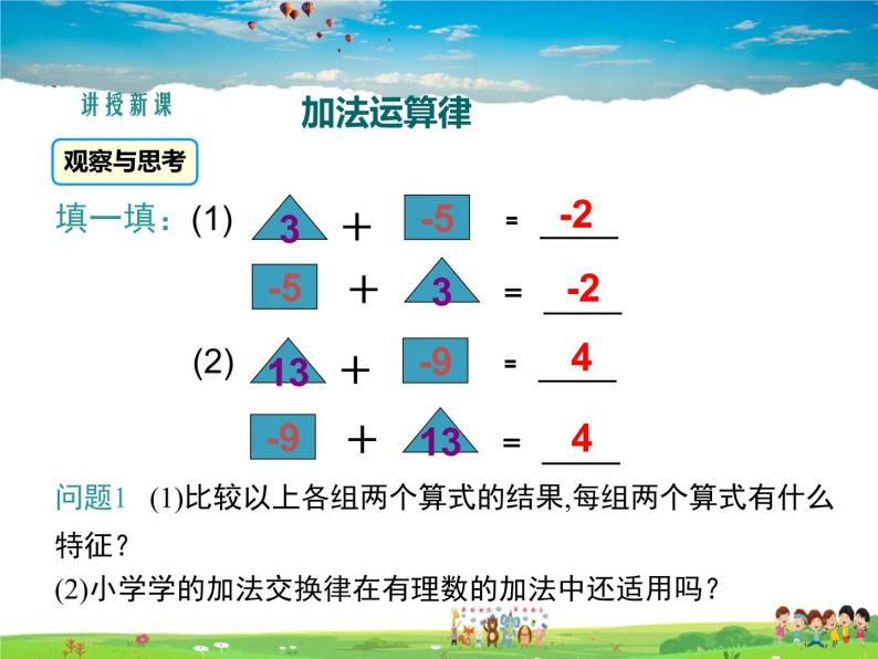 湘教版数学七年级上册  1.4有理数的加法和减法（第2课时）【课件】04