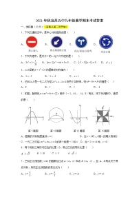 湖北省宜昌市第五中学2021-2022学年九年级上学期期中检测数学试题(word版 含答案)