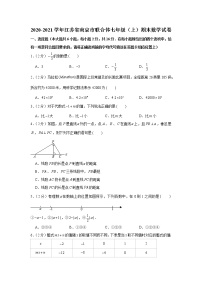 2020-2021学年江苏省南京市联合体七年级（上）期末数学试卷