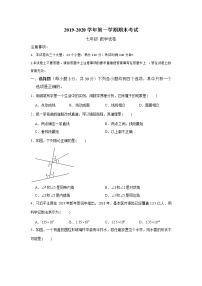 河南省洛阳市嵩县2019-2020学年七年级上学期期末考试数学试题
