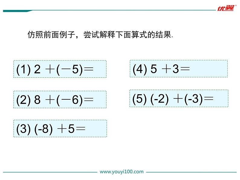 1.3.1 第1课时 有理数的加法法则课件PPT第8页