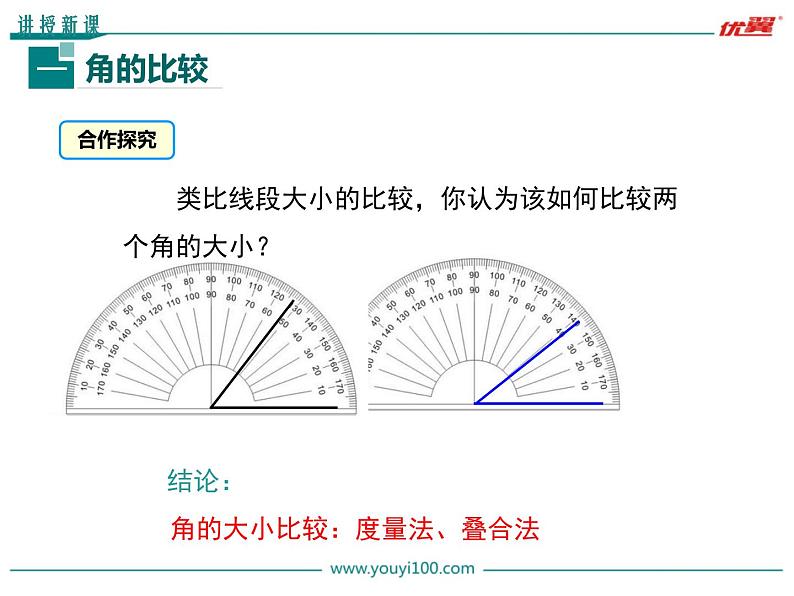 4.3.2 角的比较与运算课件PPT第5页