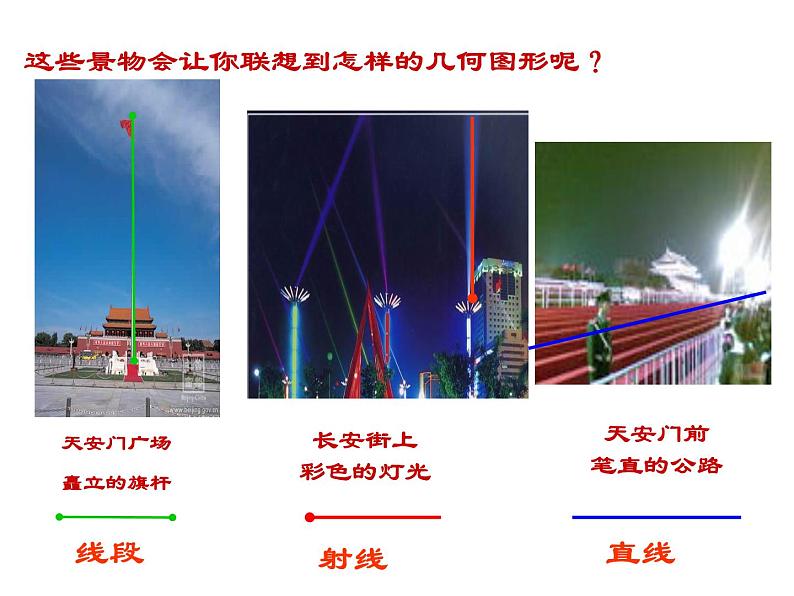 4.2.1直线、射线、线段 课件2021-2022学年人教版数学七年级上册第3页