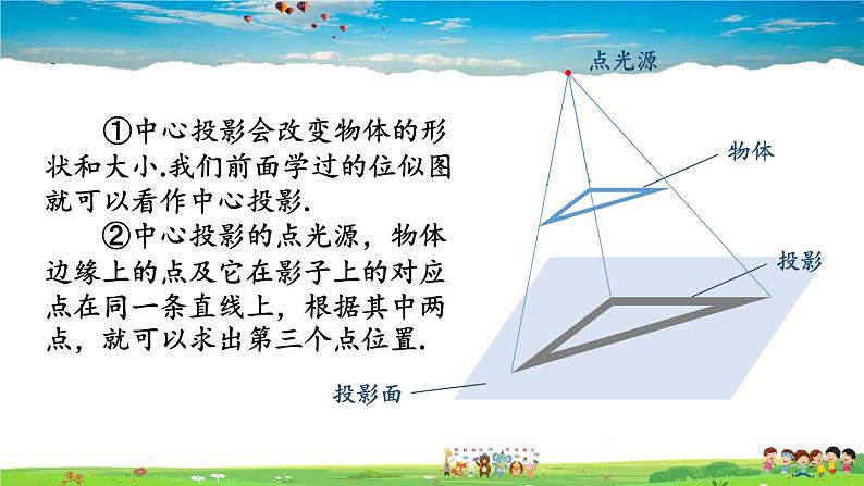 湘教版数学九年级下册 3.1 投影 第1课时 平行投影与中心投影【课件】第8页