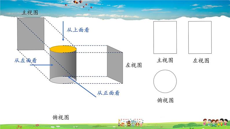 湘教版数学九年级下册 3.3 三视图 第1课时 几何体的三视图【课件】05