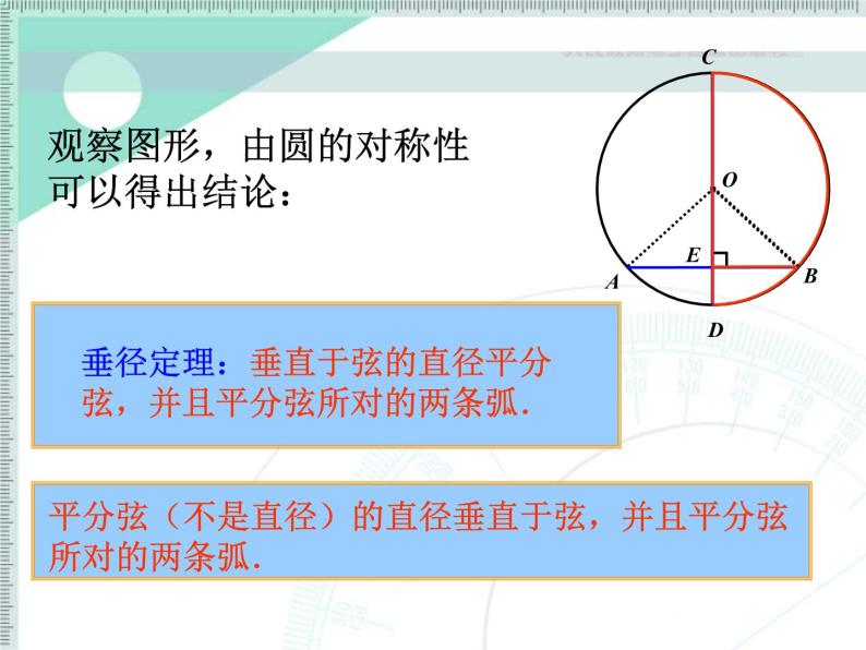 人教版九年级数学上册24.1.2：垂直于弦的直径  精品课件(共20张PPT）03