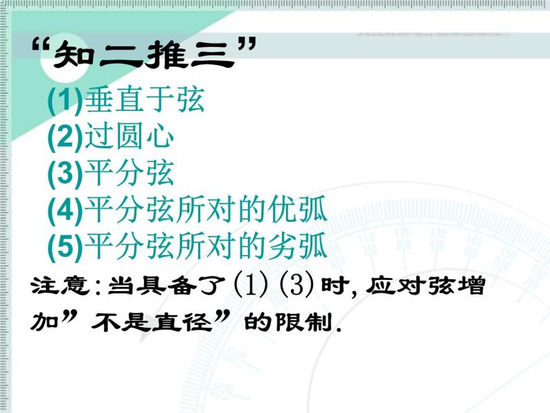 人教版九年级数学上册24.1.2：垂直于弦的直径  精品课件(共20张PPT）04