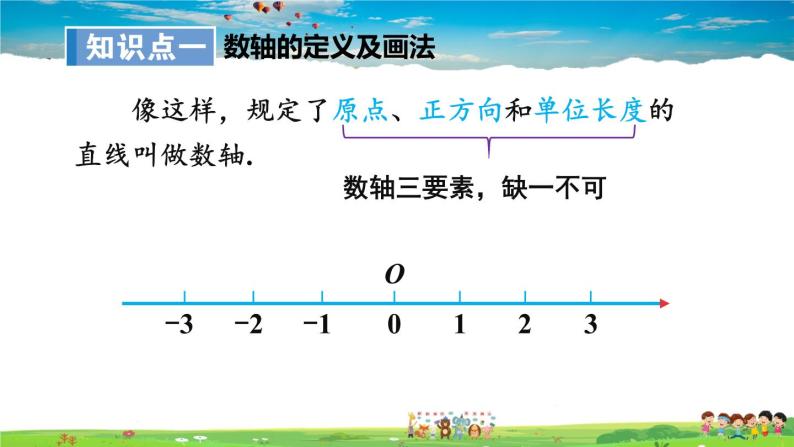 湘教版数学七年级上册  1.2.1 数轴【课件+教案】07