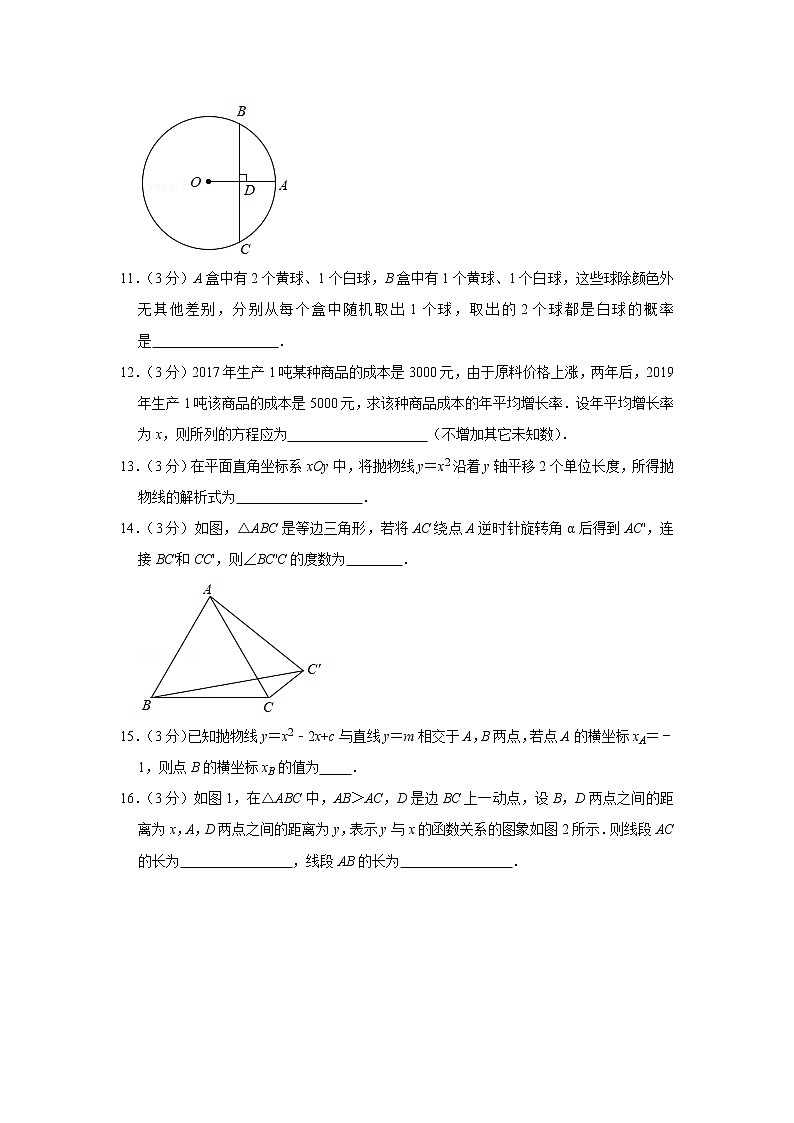 2020-2021学年北京市东城区九年级(上)期末数学试卷03