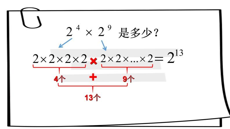 人教版八年级上册14.1.1 同底数幂的乘法 课件04