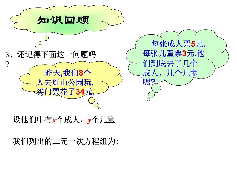 北师大版八年级数学上册 5.2 求解二元一次方程组(课件)第4页