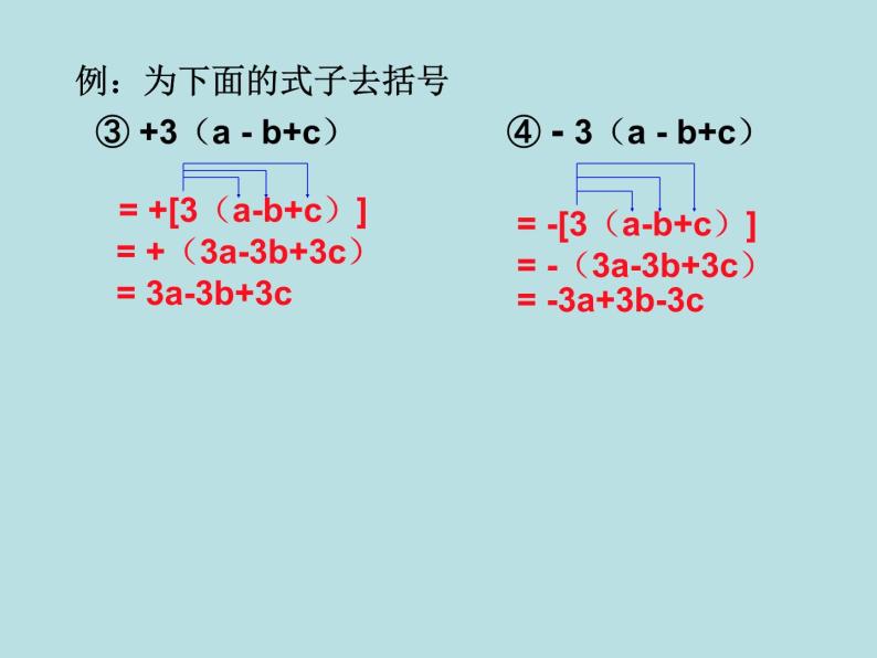 2.2整式的加减（2）去括号课件PPT08
