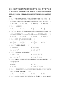 2021-2022学年湖北省武汉市青山区七年级（上）期中数学试卷