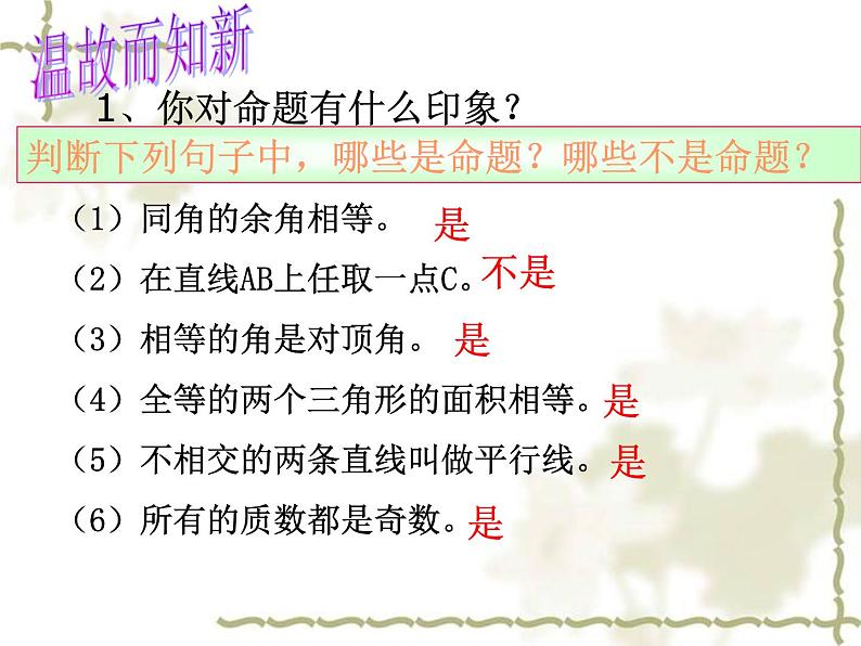 浙教版数学八年级上册 1.2 定义与命题_(课件)03