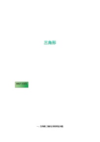 模板10 三角形解题模板-备战2022年中考数学专项解题方法归纳探究（全国通用）