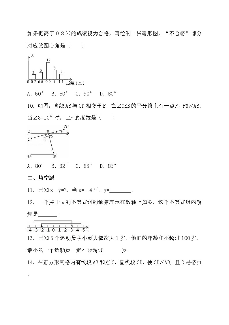 七年级下册期末试卷(解析版)第2页