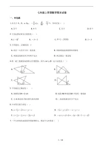 2021年河北省唐山市路北区七年级上学期数学期末试卷附解析