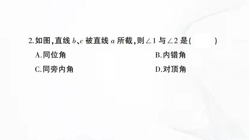 北师版数学七年级下册 第二章 章节检测 课件03