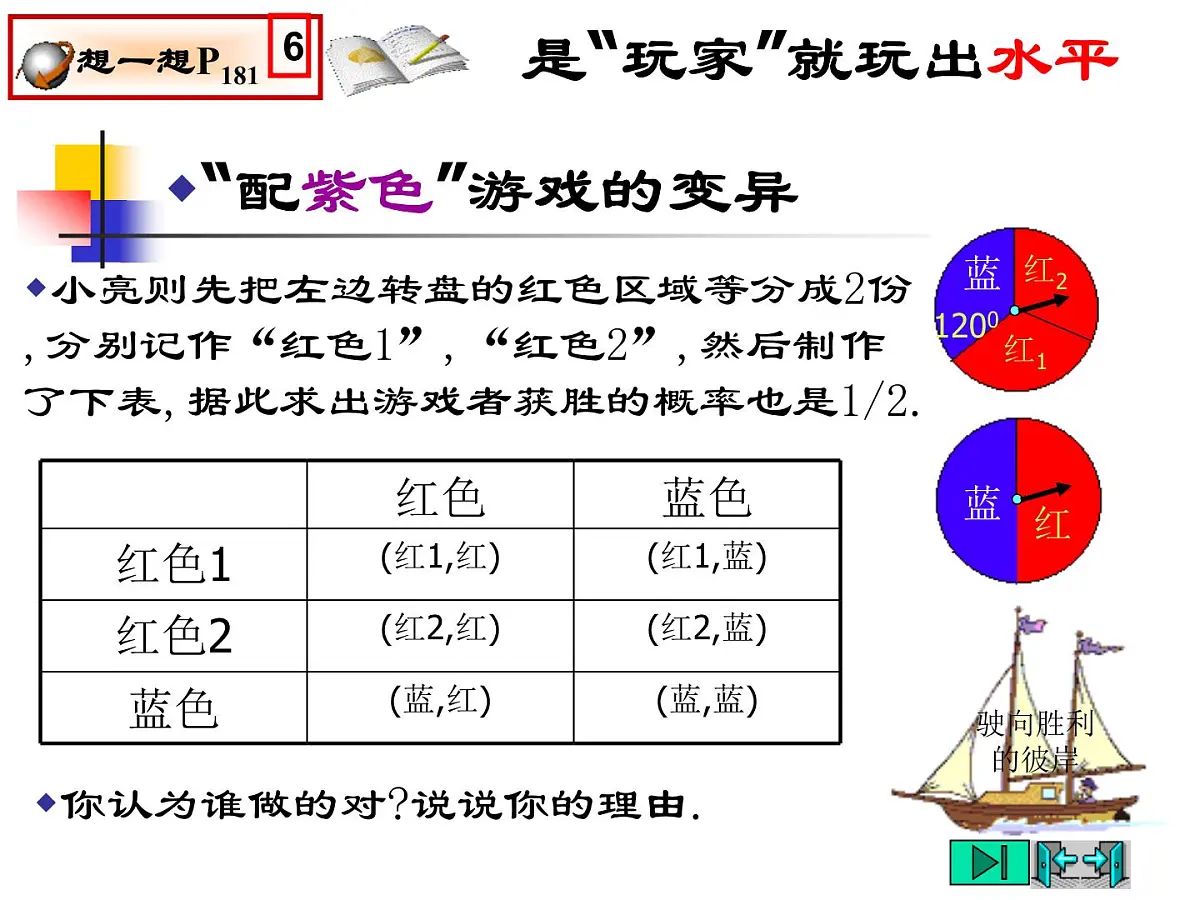 2021-2022学年度北师版九年级数学上册课件 3.1用树状图或表格求概率(第1课时)第7页