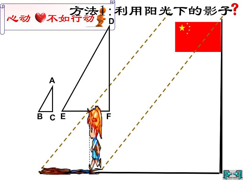 2021-2022学年度北师版九年级数学上册课件 4.6利用相似三角形测高205