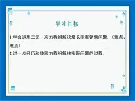 冀教版数学七年级下册 6.3 二元一次方程组的应用 第2课时 课件+教案