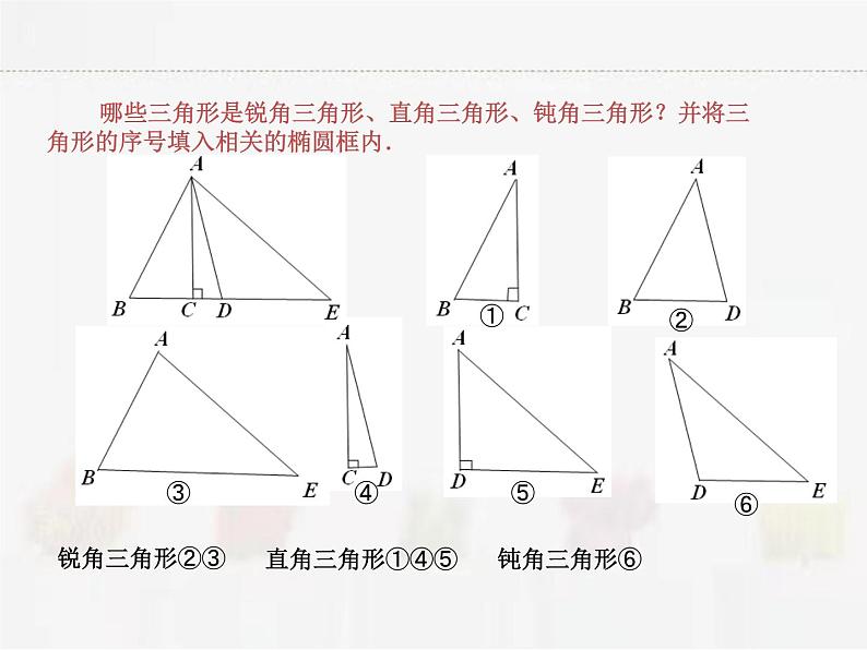 苏科版数学七年级下册 7.4认识三角形第8页
