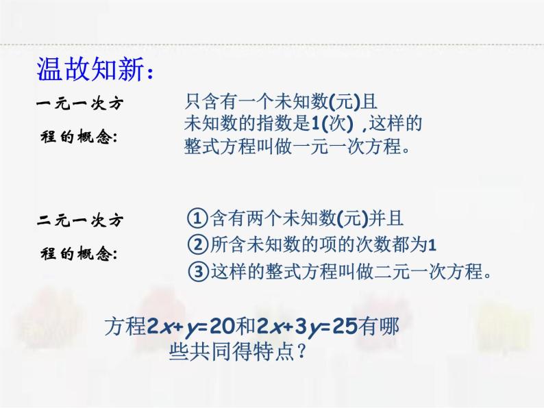 苏科版数学七年级下册 10.1二元一次方程【课件+教案】05