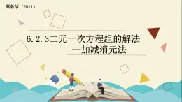 6.2.3二元一次方程组的解法（3） 课件-2021-2022学年冀教版七年级数学下册