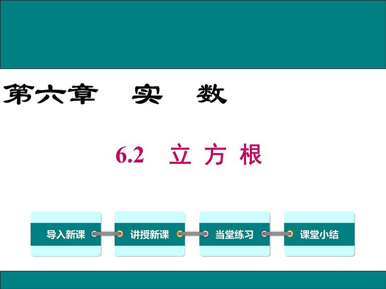 6.2 立方根课件 2020-2021学年人教版数学七年级下册第1页