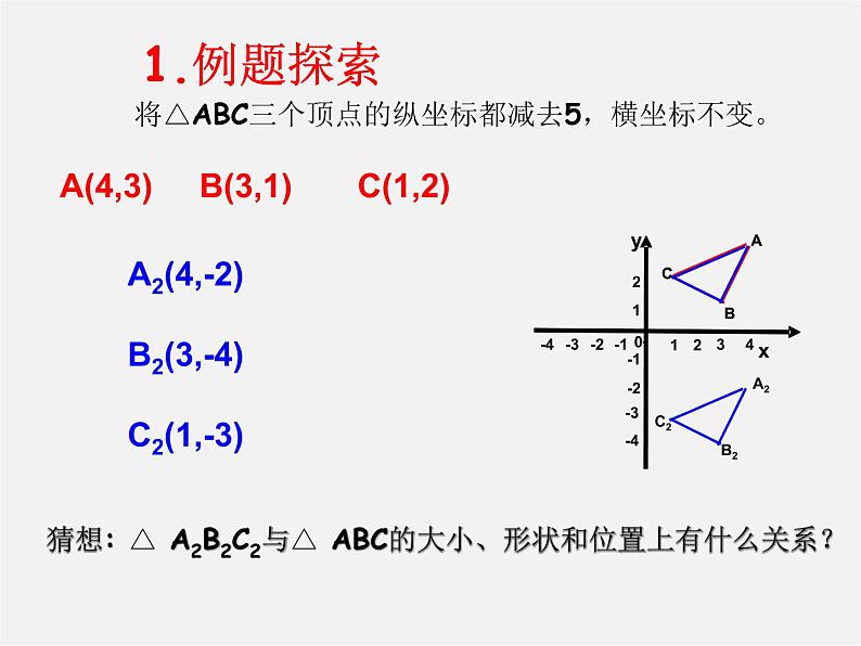 第6套人教初中数学七下 7.2.2 用坐标表示平移课件2第8页