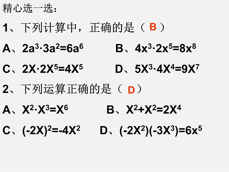 第8套人教初中数学八上 14.1.2 幂的乘方课件06