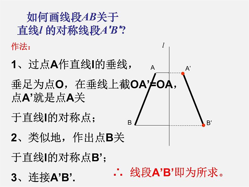 第10套人教初中数学八上 13.2.1 作轴对称图形课件第5页