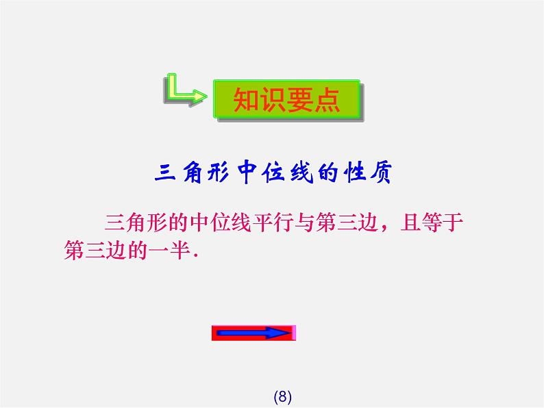 第7套人教初中数学八下 18.1.2 平行四边形的判定课件3第8页