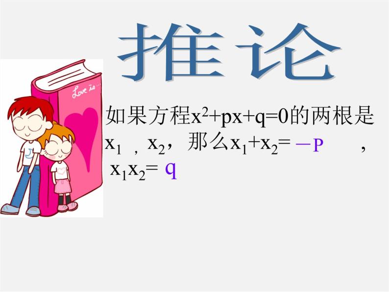 第4套人教初中数学九上  21.2.4 一元二次方程的根与系数的关系课件07