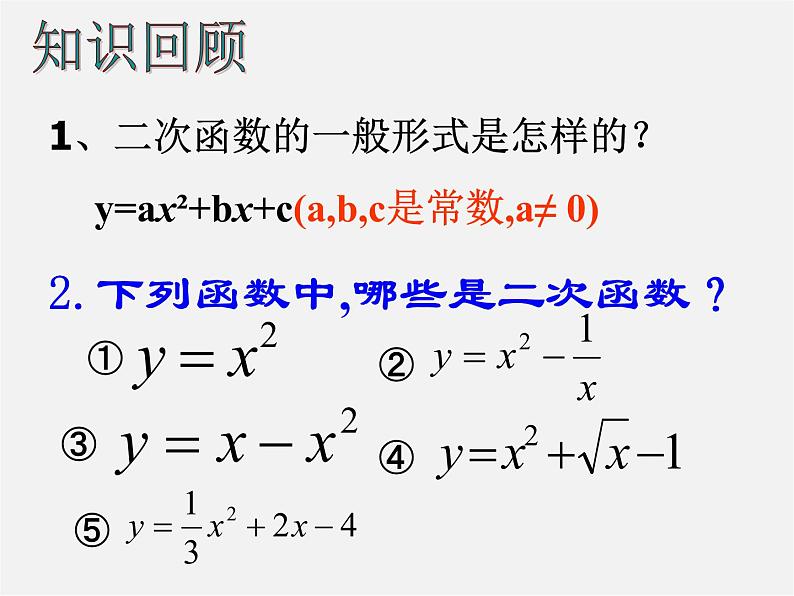 第10套人教初中数学九上 22.1.2 二次函数图象和性质课件第2页