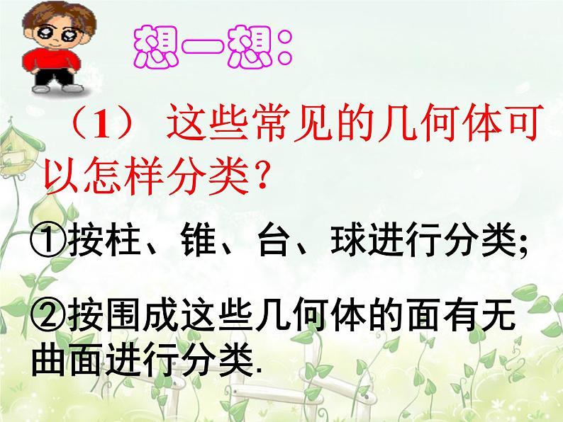 2021-2022学年度北师大版七年级数学上册课件 第一章 丰富的图形世界 回顾与思考08