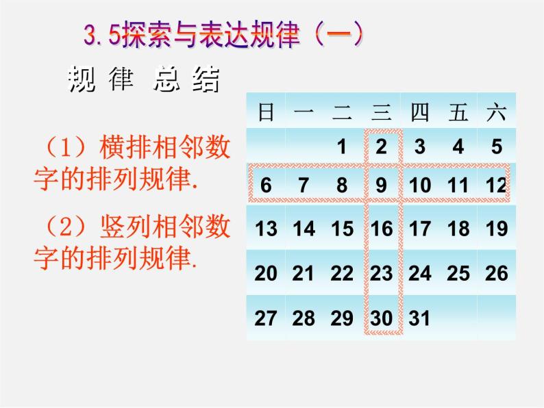 北师大初中数学七上《3.5 探索与表达规律》PPT课件 (1)07