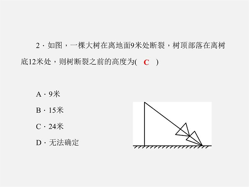 北师大初中数学八上《1.3勾股定理的应用》PPT课件 (10)第3页