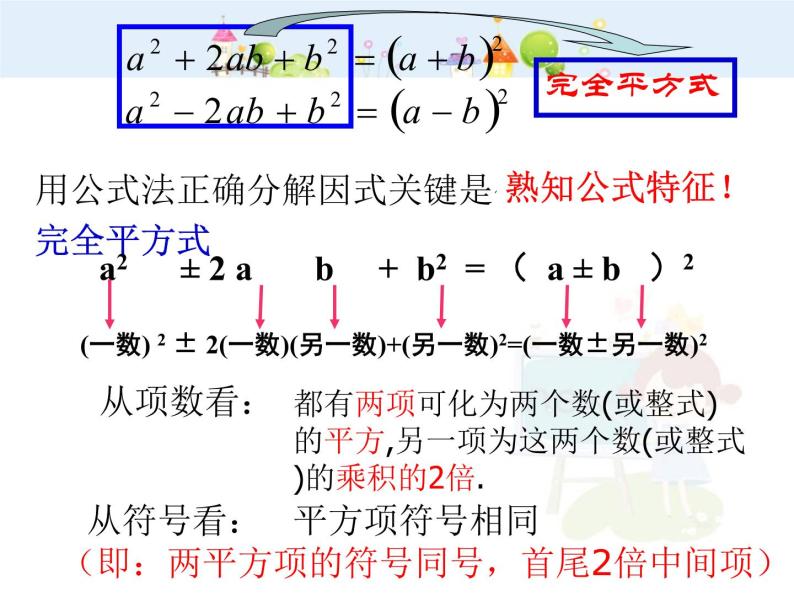 初中数学人教版八年级上册14.3.2公式法（二）课件04