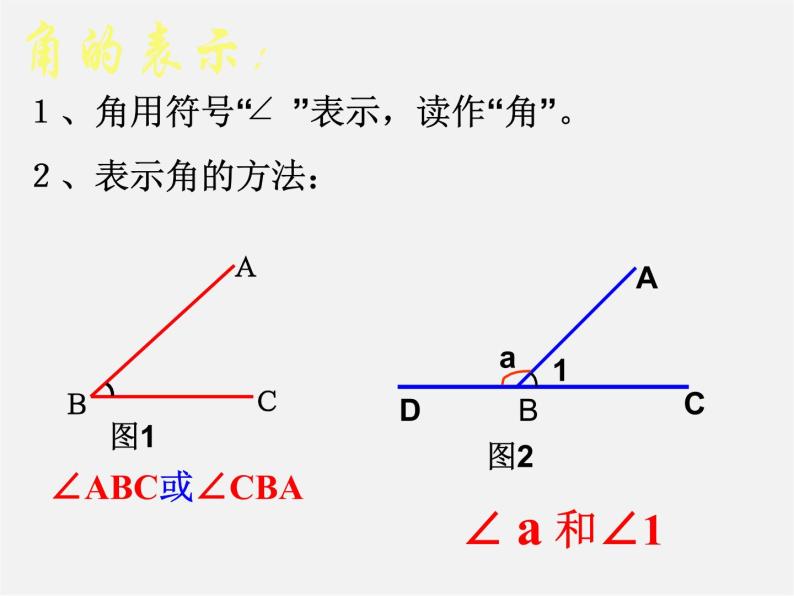 浙教初中数学七上《6.5 角与角的度量》PPT课件 (2)05