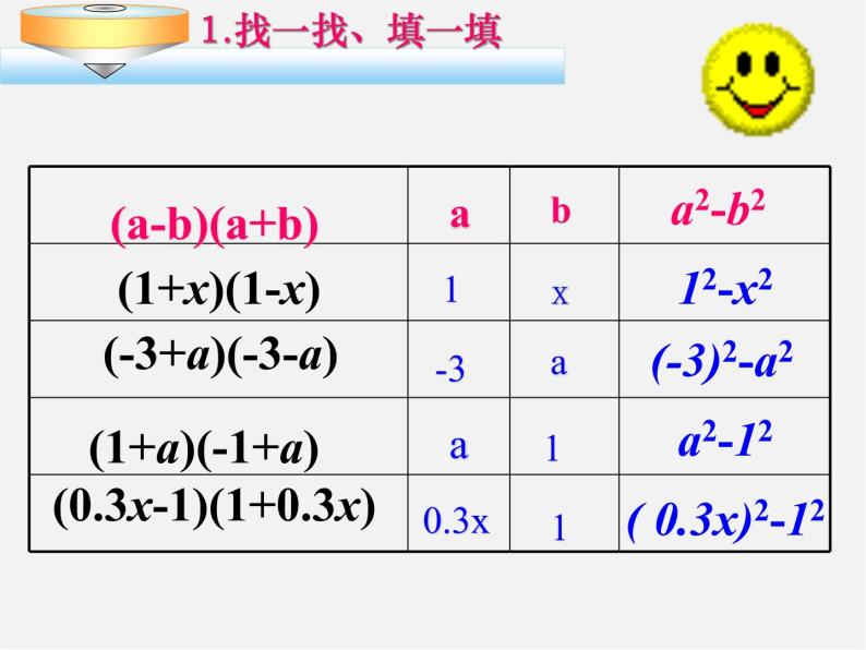 浙教初中数学七下《3.4 乘法公式》PPT课件 (2)07