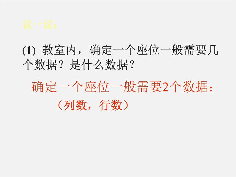浙教初中数学八上《4.1探索确定位置的方法》PPT课件 (6)第2页